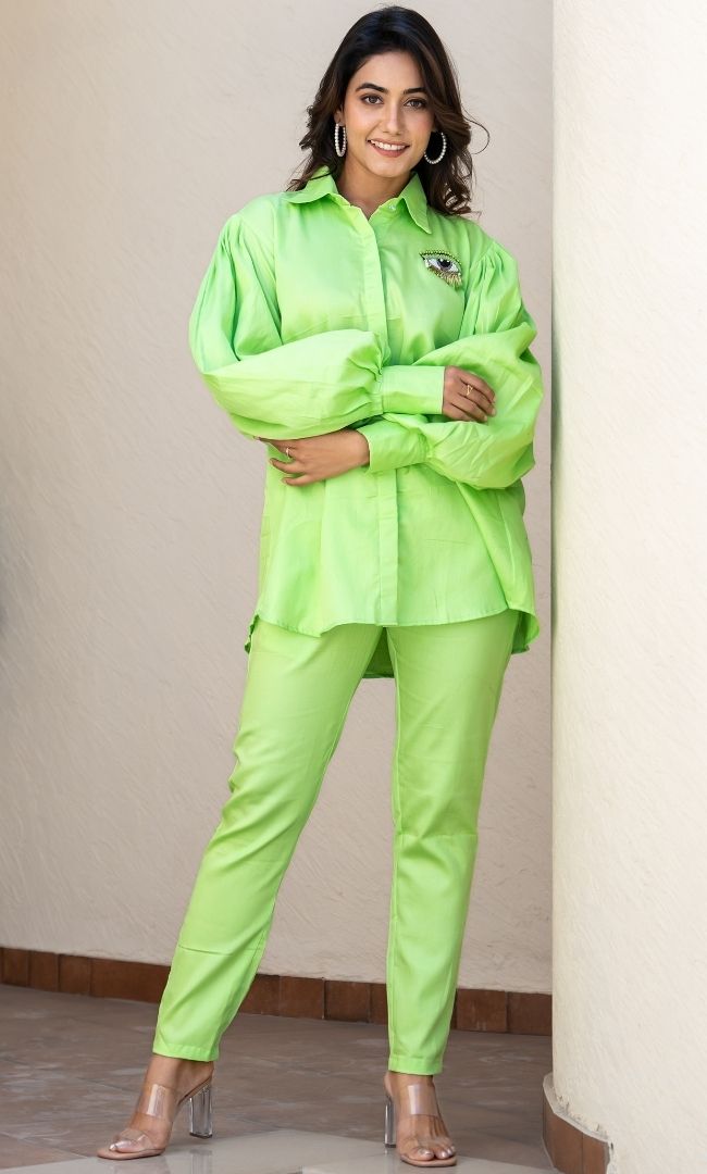 Green Evil Eye Co - Ord Set