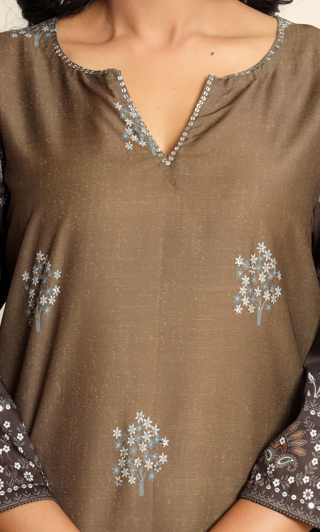 Rustic Olive Suit Set