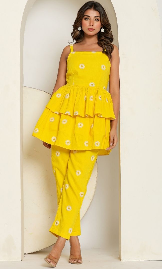 Petal Pop Yellow Co-ord Set