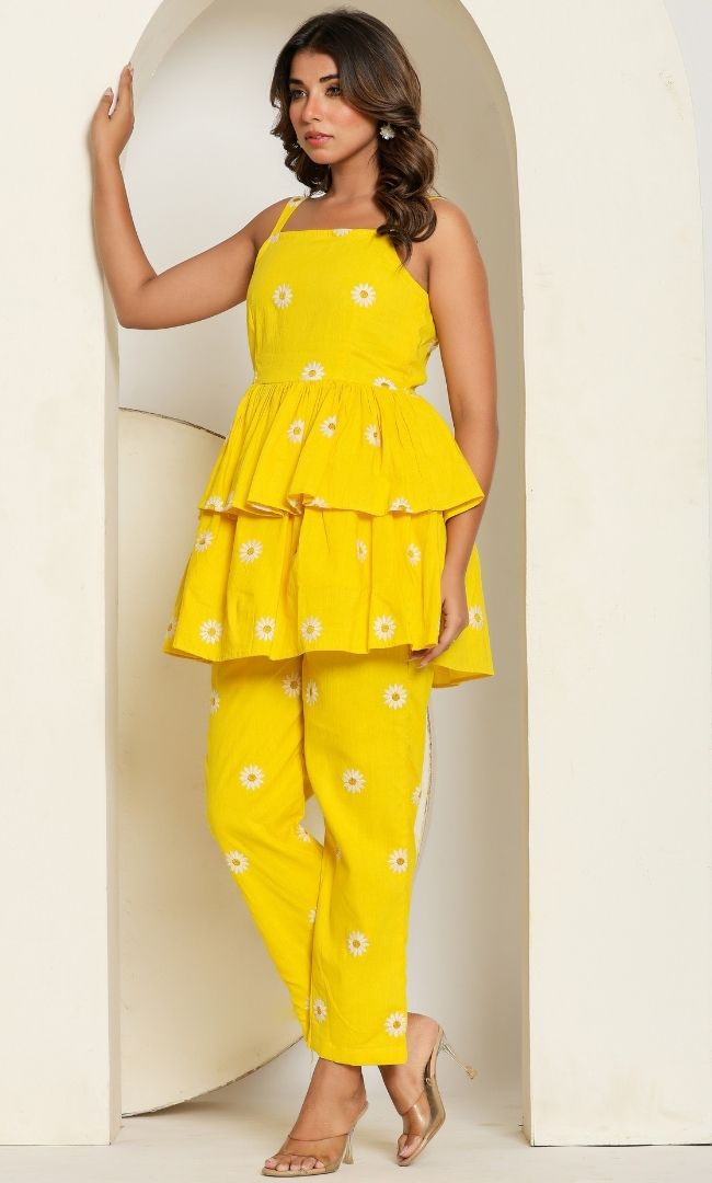 Petal Pop Yellow Co-ord Set