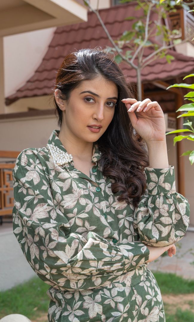 GREEN CO-ORD SET