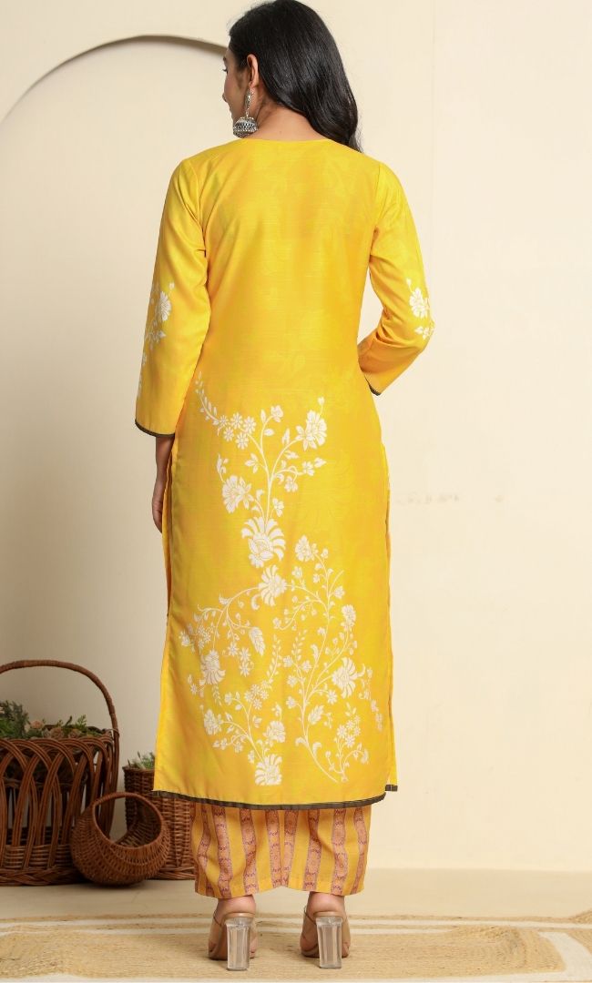 Saffron Glow Suit Set
