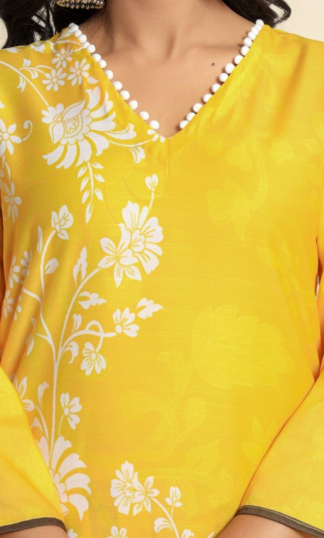 Saffron Glow Suit Set