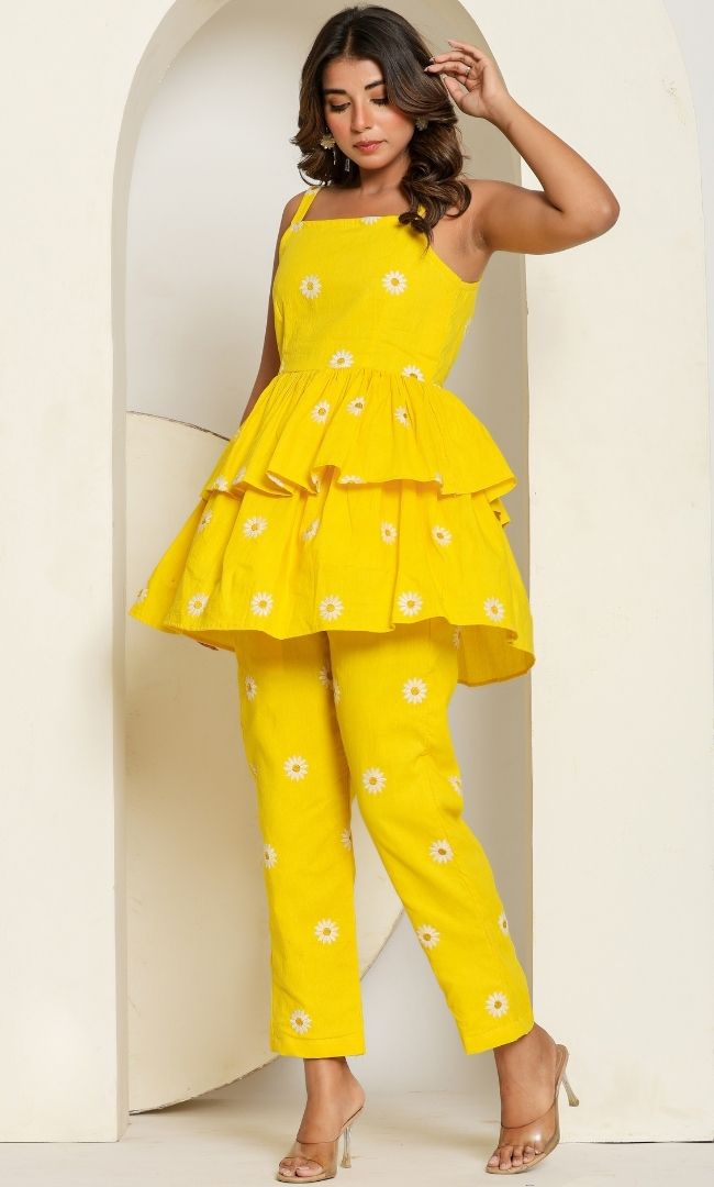Petal Pop Yellow Co-ord Set