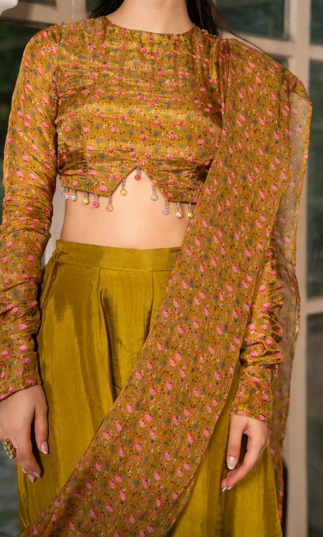Sarsoni Pre Draped Saree
