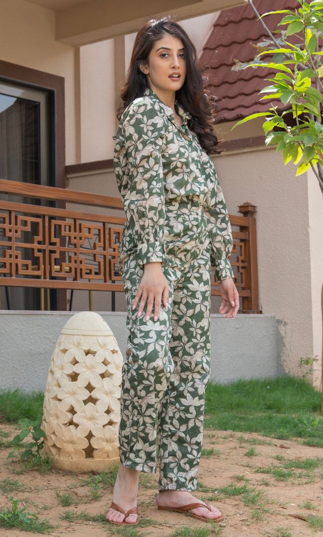 GREEN CO-ORD SET