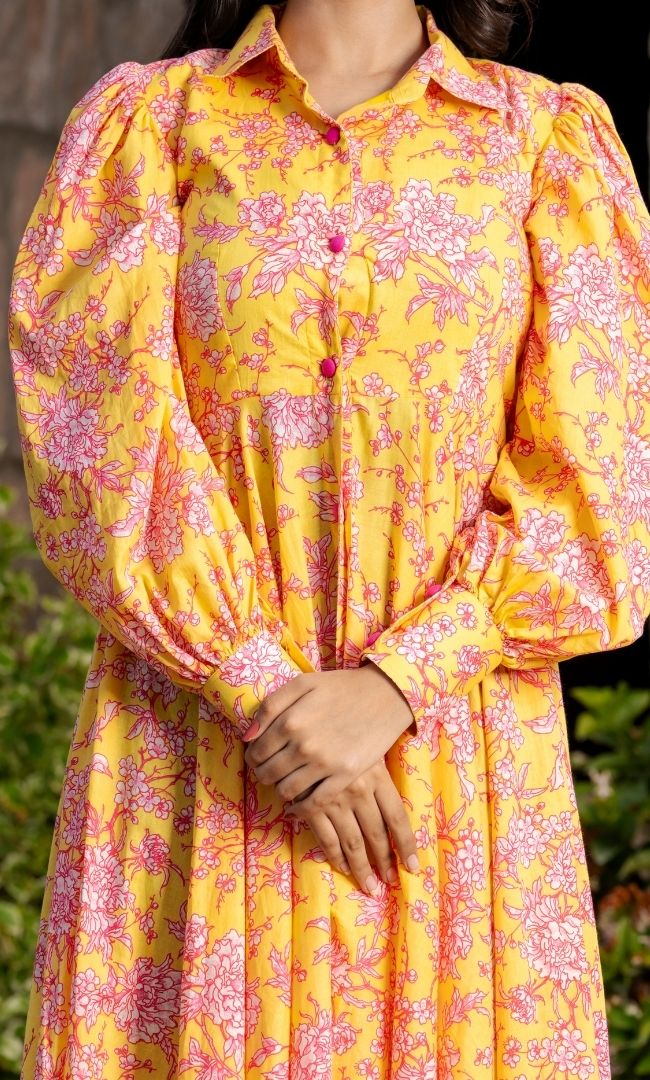 Melissa Yellow Garden Dress