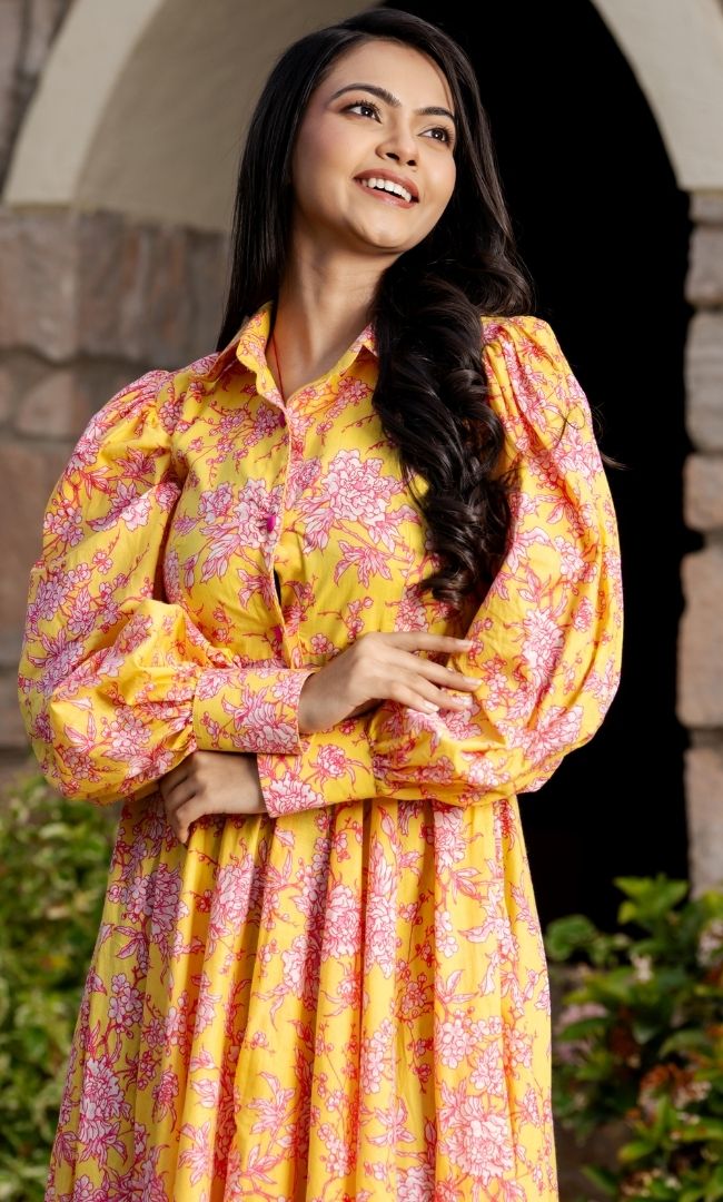 Melissa Yellow Garden Dress