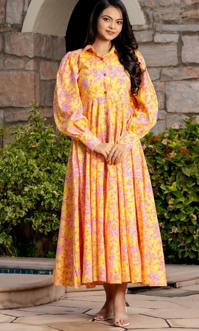 Melissa Yellow Garden Dress