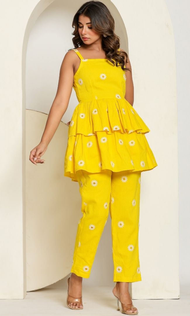 Petal Pop Yellow Co-ord Set