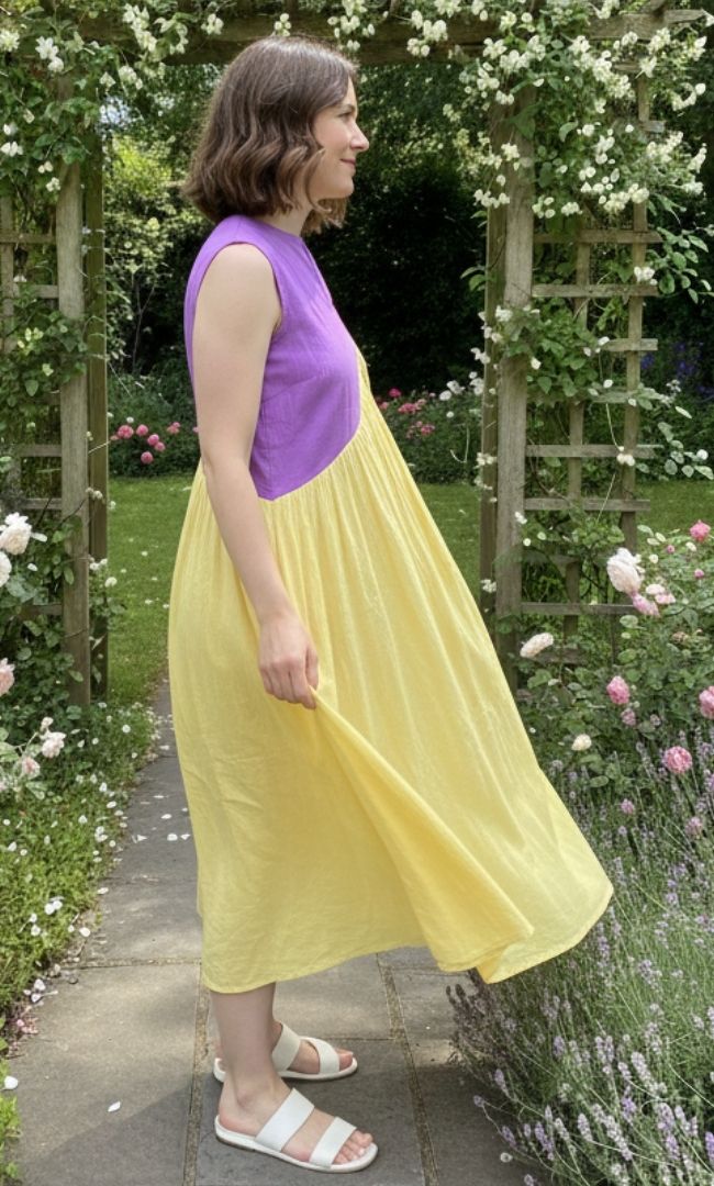 Gardenia Glaze Cotton Dress