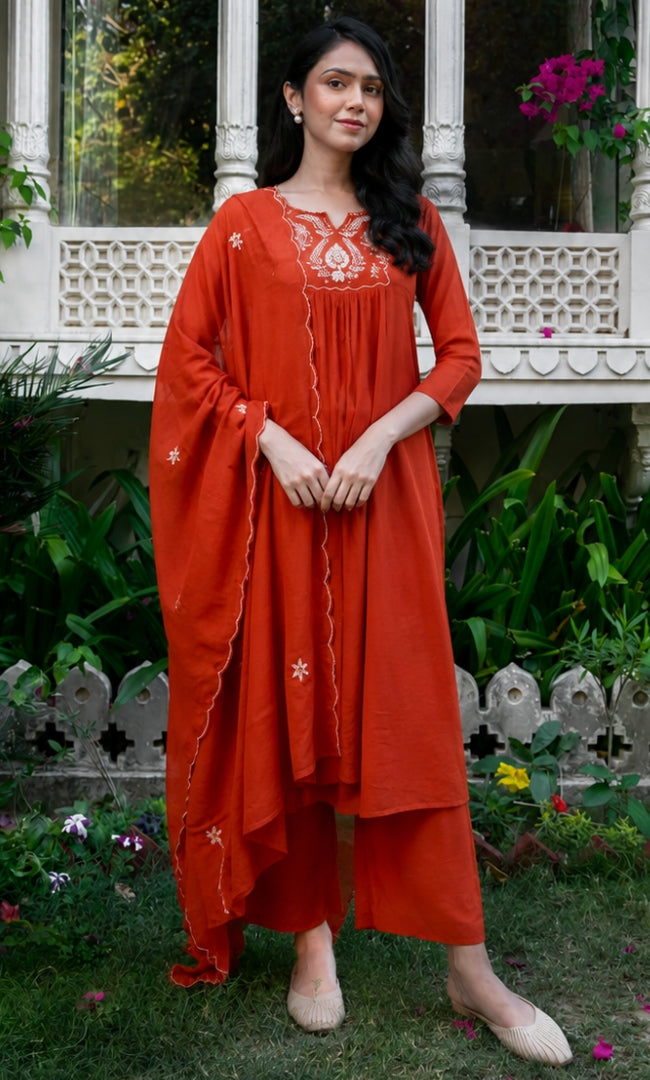 Vivana Brown Suit Set