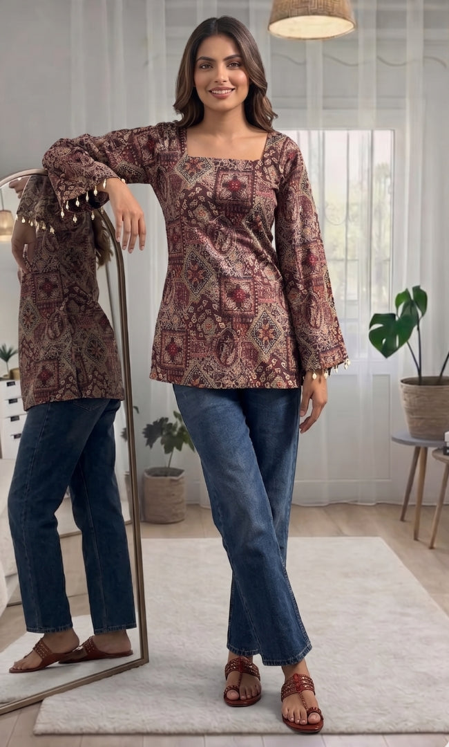 Rustica Square Neck Kurti