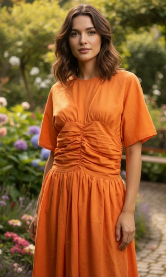 Ruched Radiance Maxi Dress