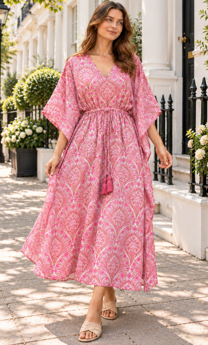 The Blushing Empress Printed Kaftan