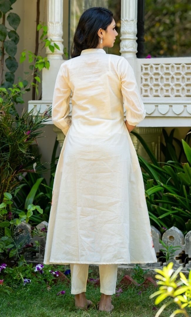 Flamingo Cotton Kurta Co-ord Set
