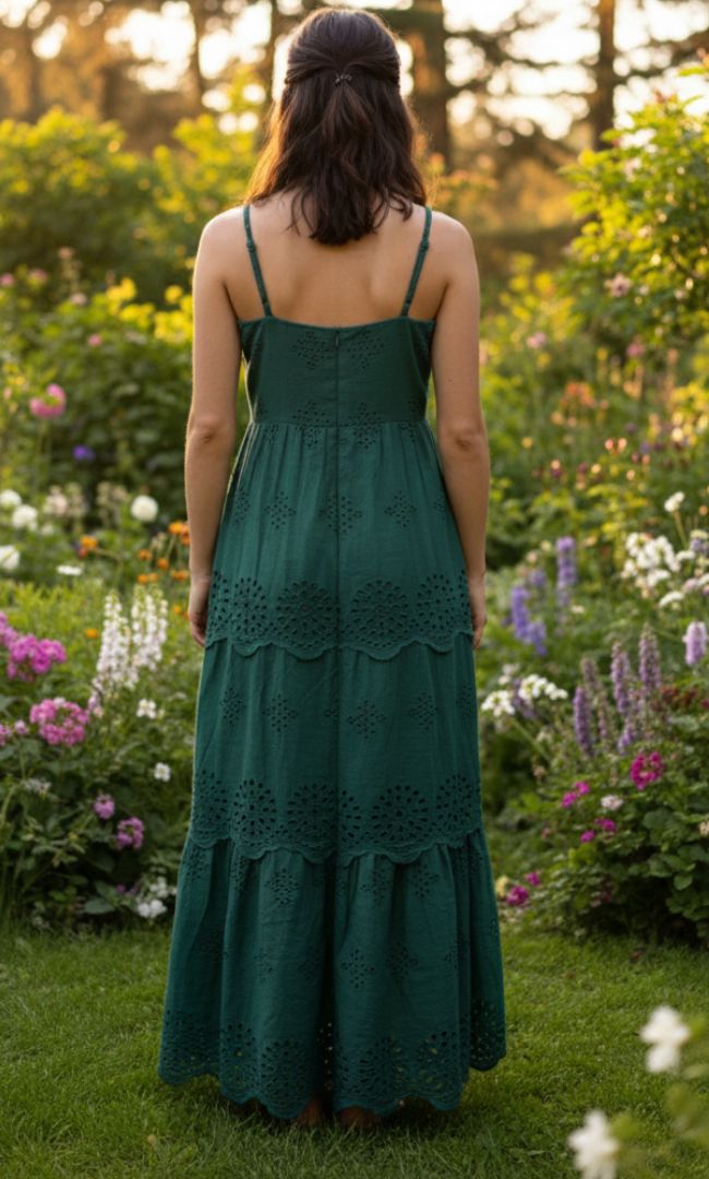 Jade Garden Maxi Dress