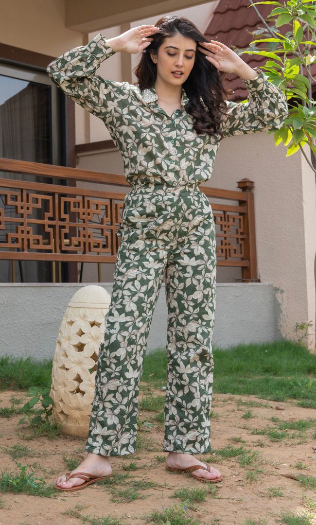 GREEN CO-ORD SET
