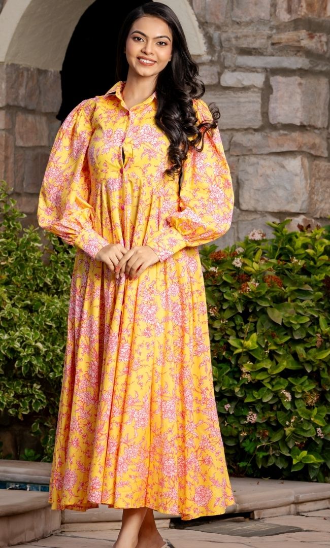 Melissa Yellow Garden Dress