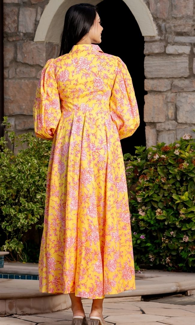 Melissa Yellow Garden Dress