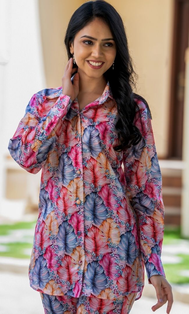 Rosy Printed Co-ord Set
