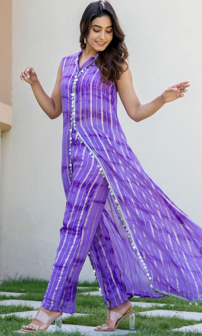 Orchid Viscose Kurta Set