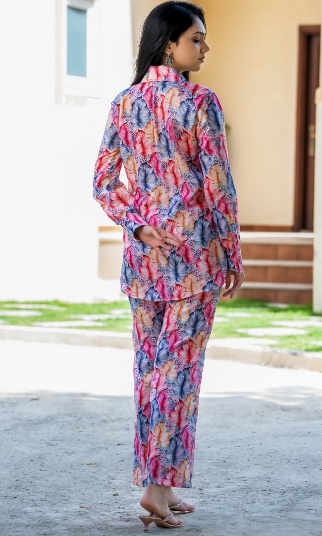 Rosy Printed Co-ord Set