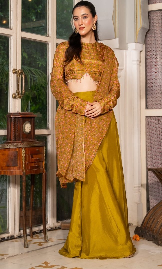 Sarsoni Pre Draped Saree