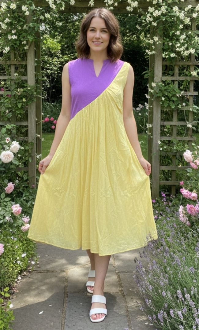 Gardenia Glaze Cotton Dress