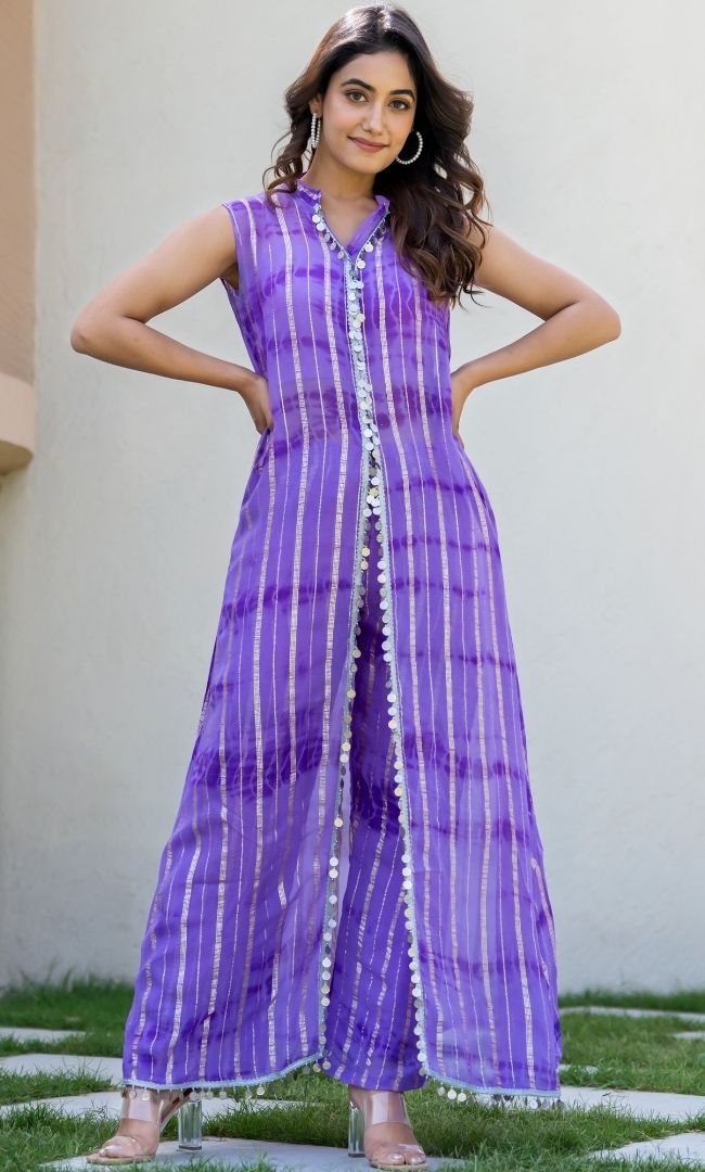 Orchid Viscose Kurta Set