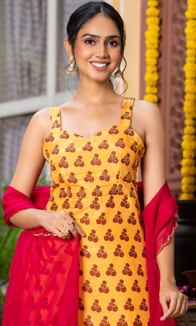 Varnika Yellow Suit Set