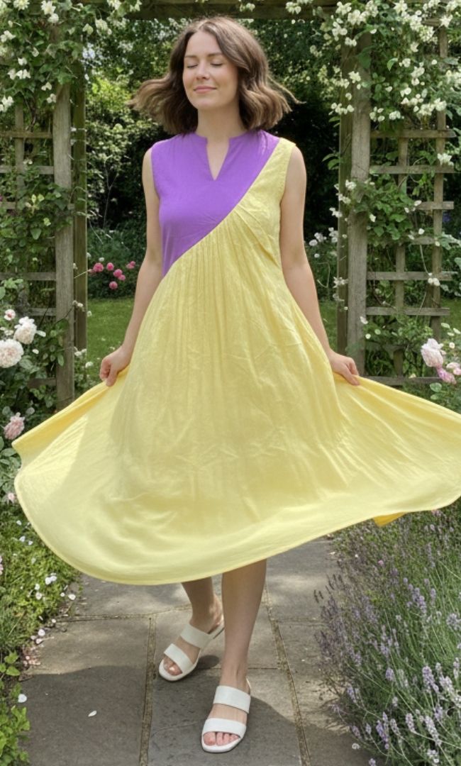 Gardenia Glaze Cotton Dress