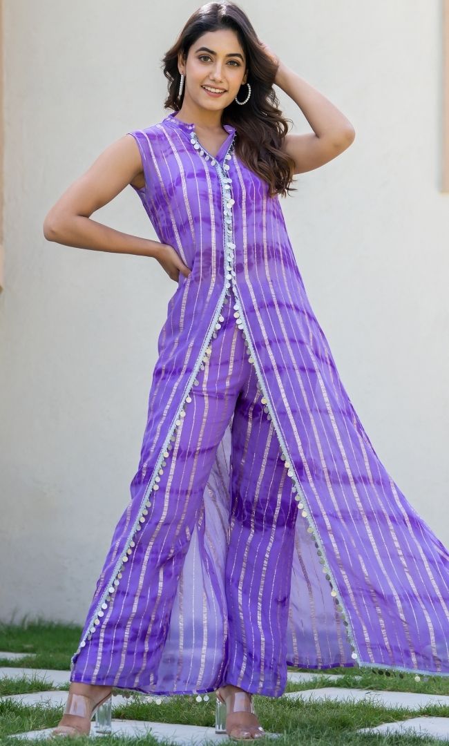 Orchid Viscose Kurta Set