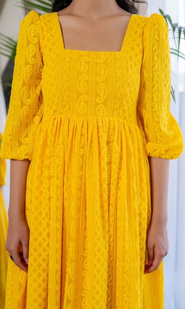Noor-E-Yellow Anarkali