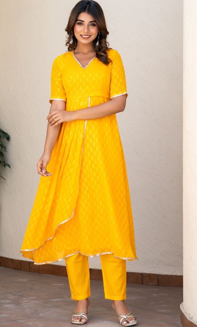 Dhanshree Lurex Kurta Set