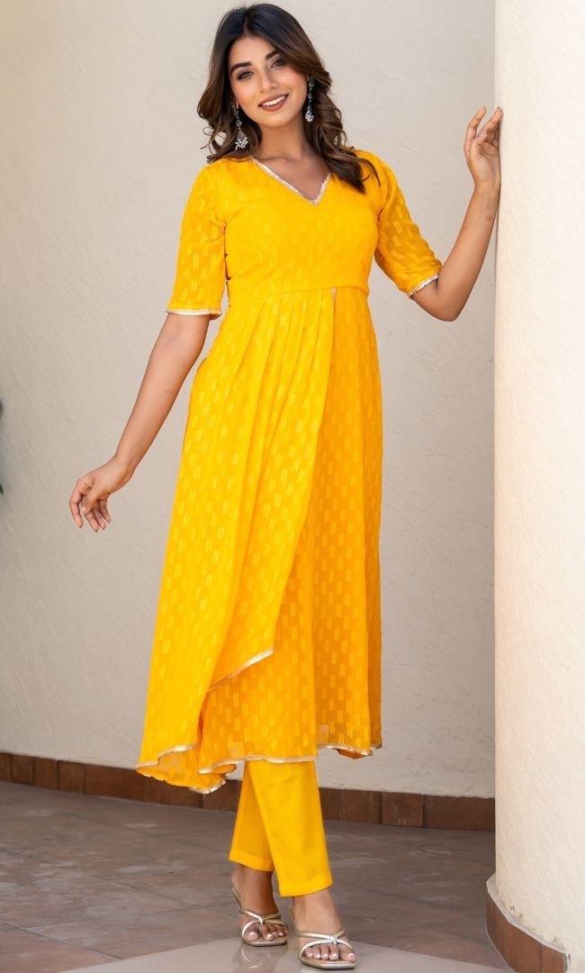 Dhanshree Lurex Kurta Set