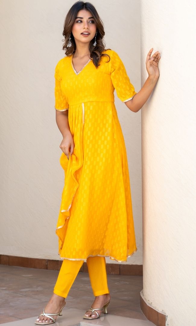 Dhanshree Lurex Kurta Set