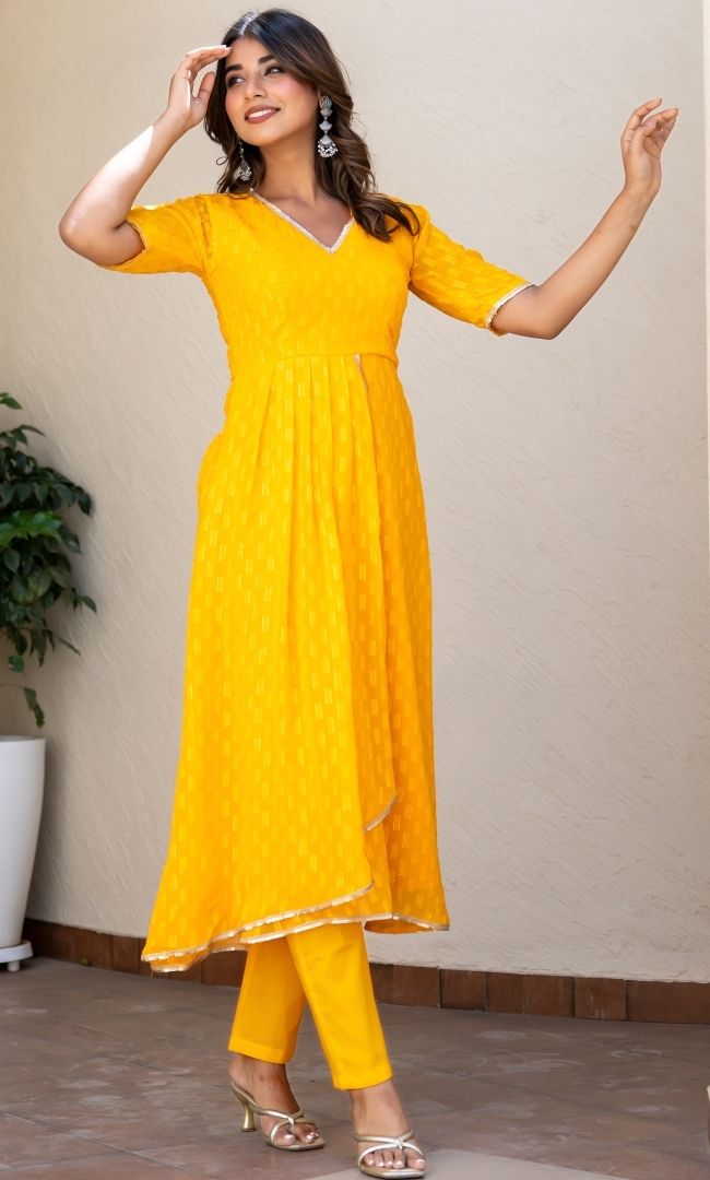 Dhanshree Lurex Kurta Set