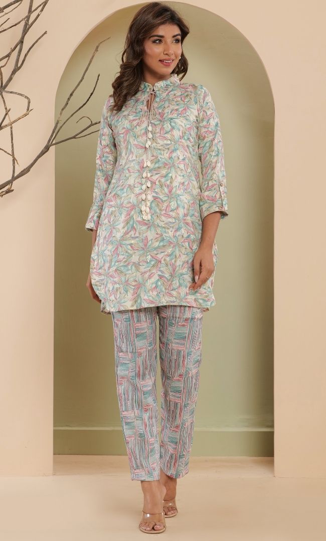 Bloom Floral Printed Co-Ord Set