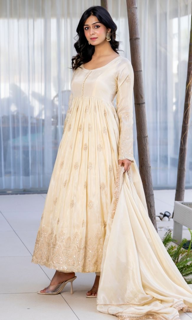 Zar Baagh Anarkali Set