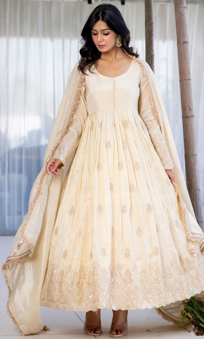Zar Baagh Anarkali Set
