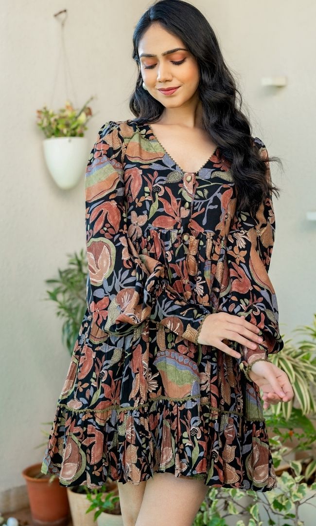 Root Printed Dress