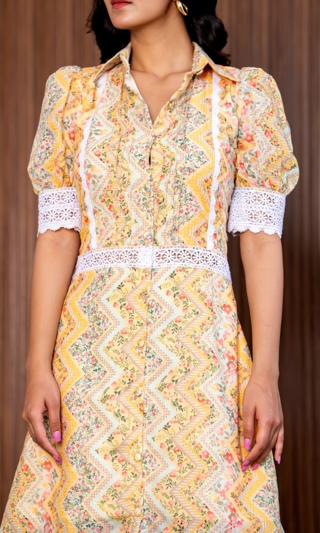 Daylily Yellow Dress