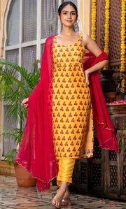 Varnika Yellow Suit Set