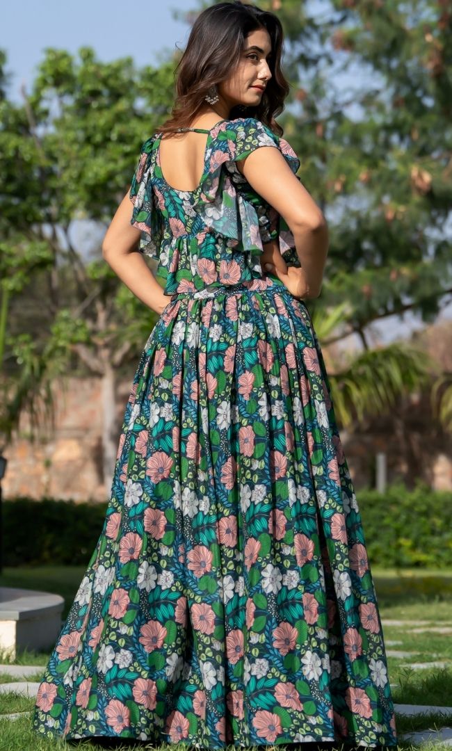 Diva Floral Skirt Set
