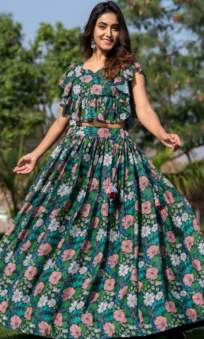 Diva Floral Skirt Set