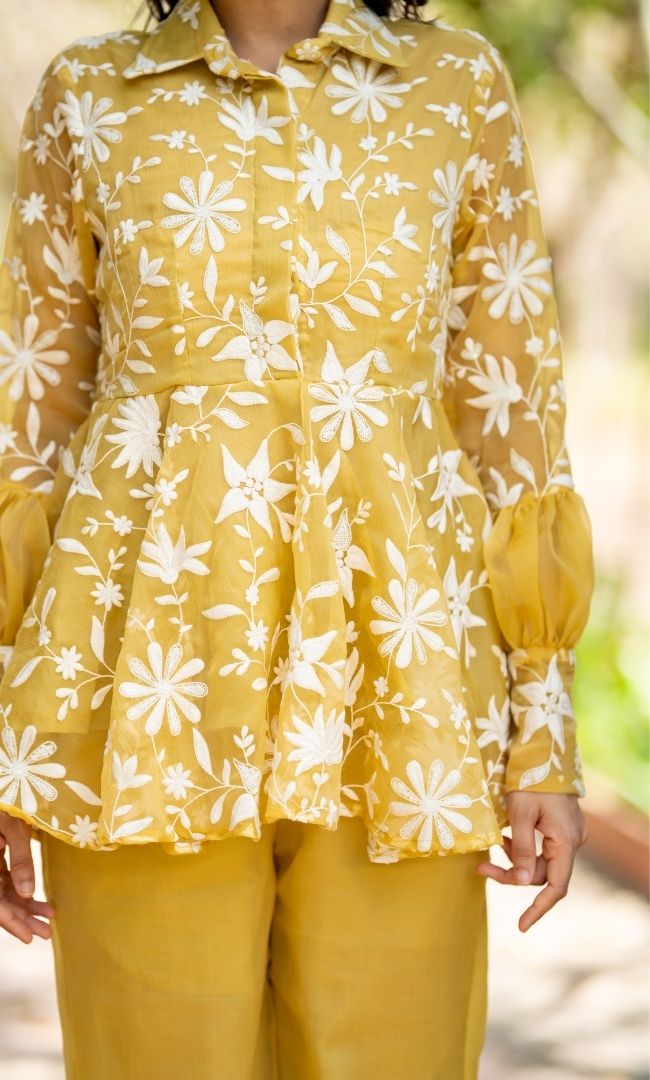 Heer Finch Chiffon Co-ord Set