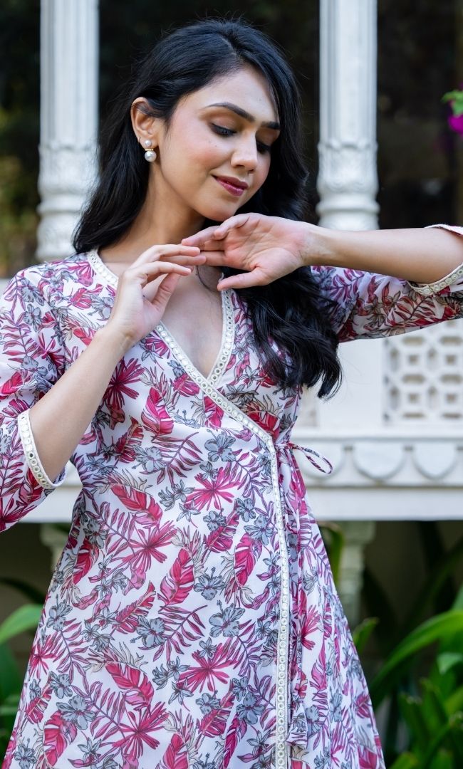 Nafeesha Angrakha Sharara Set