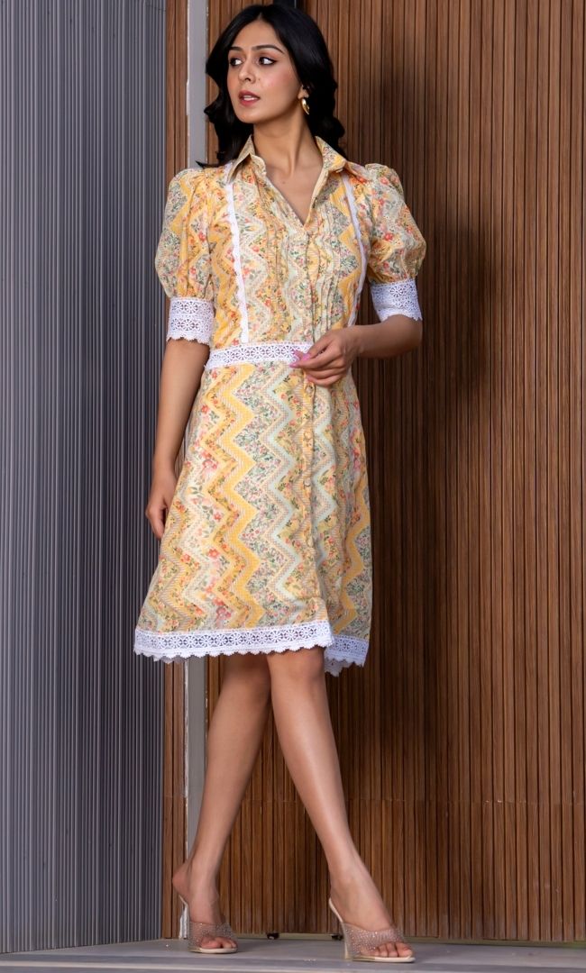 Daylily Yellow Dress
