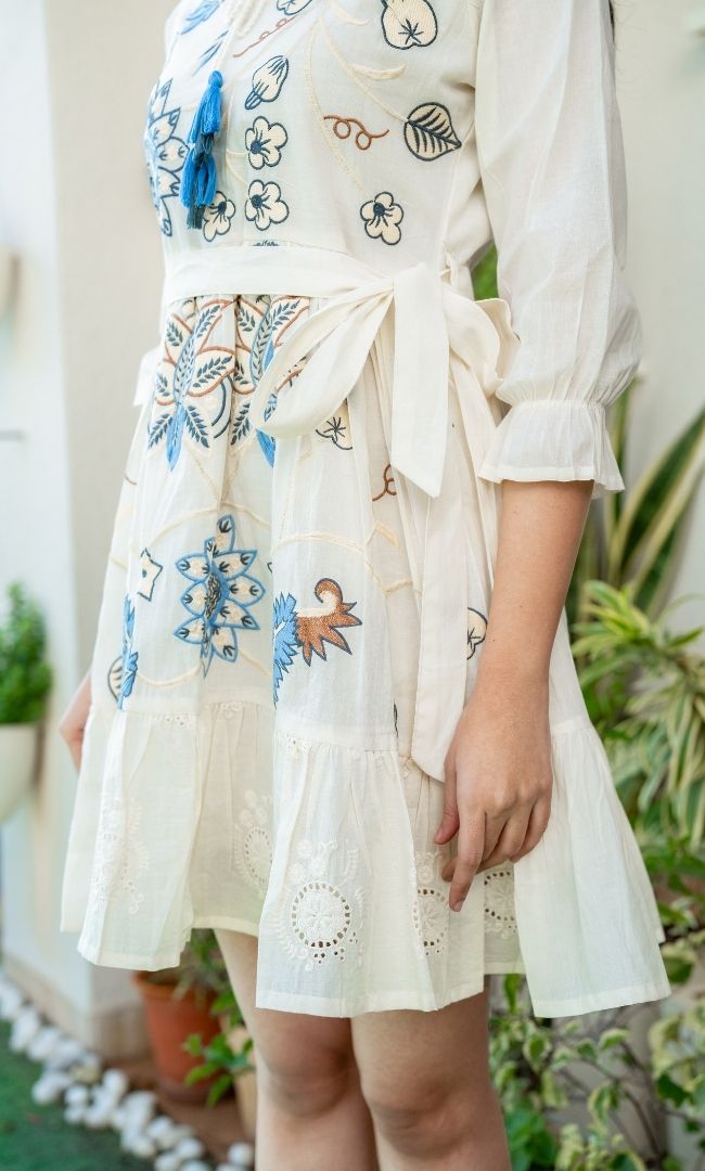 Callisto Embroidered Dress